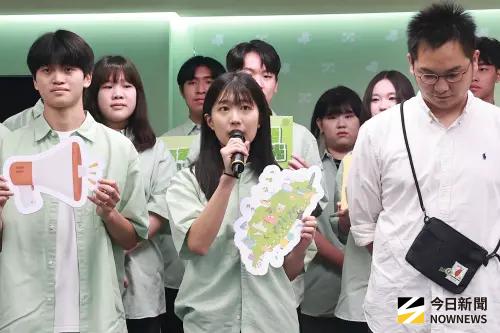 ▲ 民進黨青年志工輔選團起跑記者會。（圖／記者葉政勳攝 ,2026.09.08）