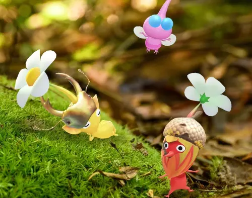 ▲跟可愛的皮克敏來場散步吧。（圖／《Pikmin Bloom》提供）