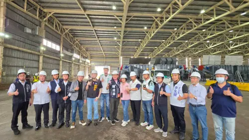 ▲外埔綠能生態園區高效堆肥設施運轉(圖／環保局提供2026.9.8)