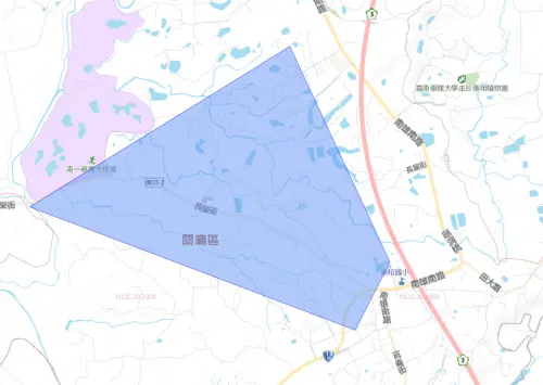 ▲台南市9月9日停水範圍。（圖／自來水公司water.gov.tw）