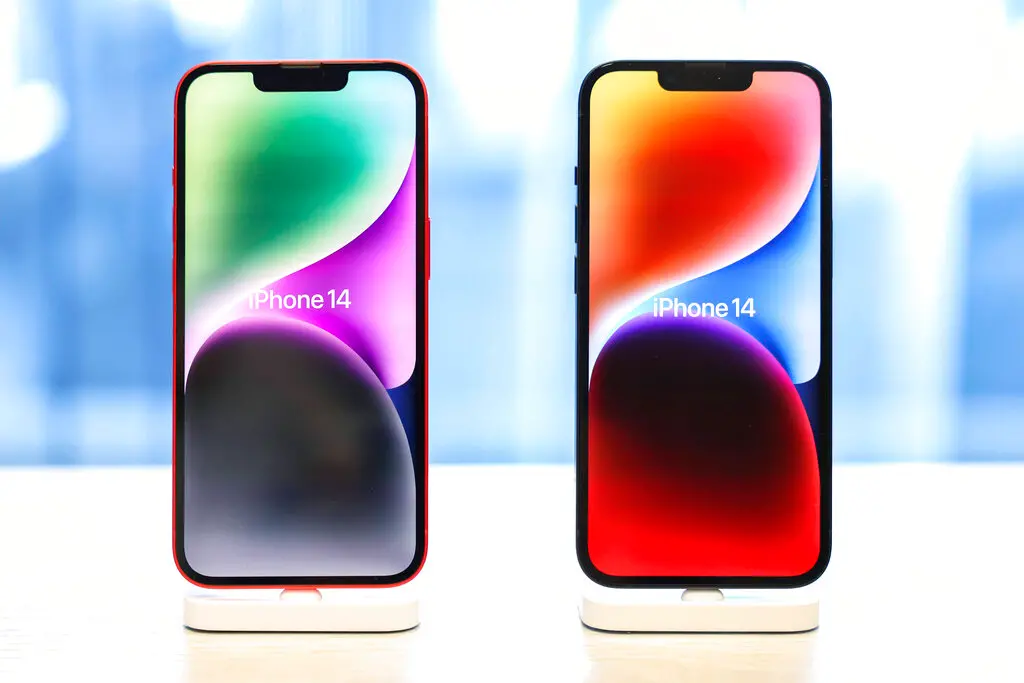 ▲蘋果（Apple）首款摺疊iPhone即將亮相。資料照。（圖／美聯社／達志影像）