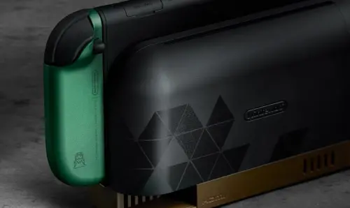 ▲Joy-Con 2手把後面藏著薩爾達公主。（圖／《薩爾達傳說》40週年紀念網站）