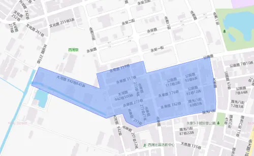 ▲台南市9月10日停水範圍。（圖／自來水公司water.gov.tw）