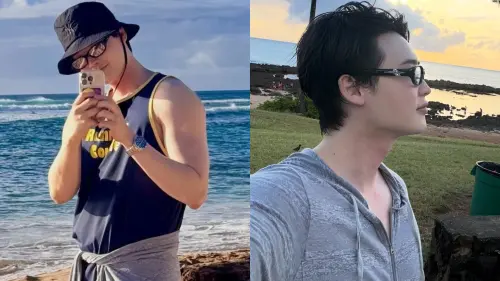 ▲李鐘碩在夏威夷旅遊的照片，身形看似發福，與過去花美男的纖瘦模樣差距不小。（圖／이종석IG@jongsuk0206）