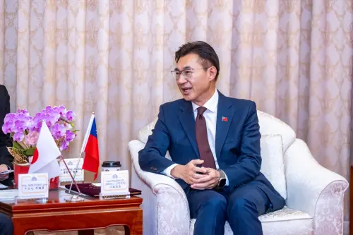Taichung mayoral candidate Chiang Chi-chen is the incumbent vice president of the Legislative Yuan and has expertise in diplomacy and international politics. (The Legislative Yuan)