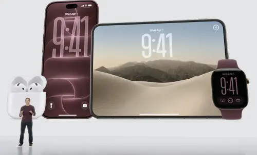 ▲蘋果秋季發表會公布iPhone 18 Pro系列、iPhone Duo、AirPods 5及新款Apple Watch等產品。（圖／翻攝直播影片）