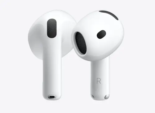 ▲AirPods 5全系列均支援主動式降噪，降噪效果較上一代最高提升1.5倍，台灣售價4490元起。（圖／翻攝自蘋果官網）