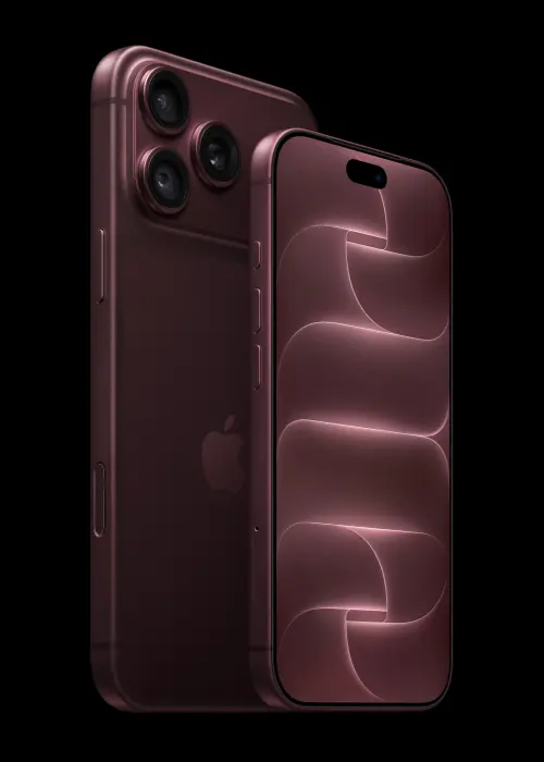 ▲iPhone 18 Pro系列推出新色勃根地紅，接替iPhone 17 Pro的宇宙橙。（圖／Apple）