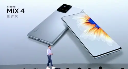 ▲蘋果iPhone Duo並不是第一個做「螢幕下相機」技術的手機，過去像是小米Mix 4、三星手機都有推出過全螢幕手機，但近幾年又捨棄不做，改回挖孔相機。（圖/小米直播）