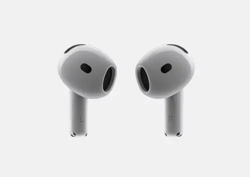 ▲「AirPods 5」延續無矽膠耳塞的開放式設計，並使用H2耳機晶片，搭載主動式降噪功能，比前一代相比噪音阻隔效果最高提升1.5倍。（圖／Apple YouTube）