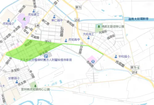 ▲雲林縣9月11日降壓範圍。（圖／自來水公司water.gov.tw）