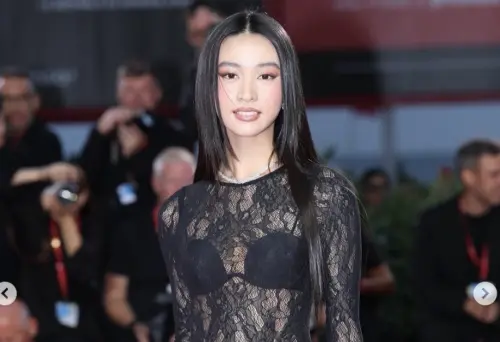23歲木村光希「穿內衣」登國際影展！蕾絲禮服全是洞　掀2派討論