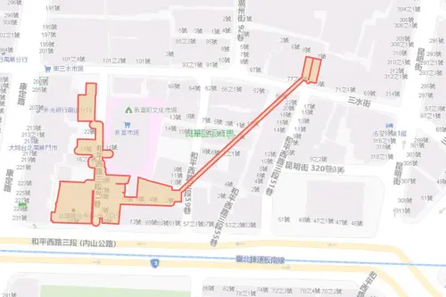 ▲台北市9月14日停水範圍。（圖／自來水公司water.gov.tw）