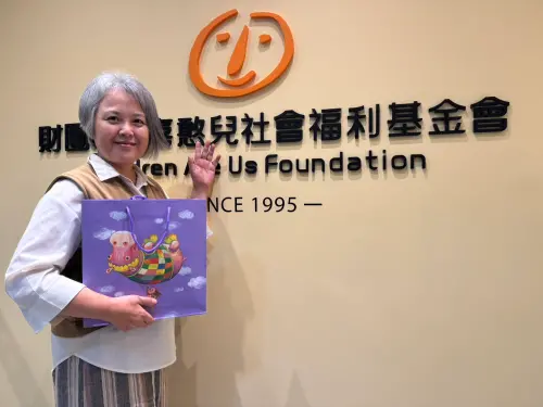 ▲喜憨兒基金會公益行銷部總監武庭芳呼籲，庇護工場並非只在中秋節才需要支持。（圖／記者陳偉周攝）