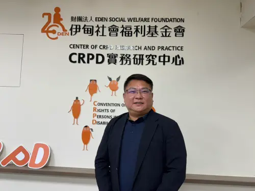 ▲伊甸基金會事業發展處處長陳智宏強調，庇護工場並非靠一次性的「同情消費」，必須培養品牌實力。（圖／記者陳偉周攝）