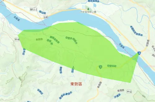 ▲台中市9月15日降壓範圍。（圖／自來水公司water.gov.tw）