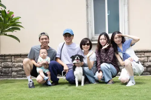 ▲馬達產業江小姐與邊境牧羊犬。（圖／西北訓犬學苑提供）