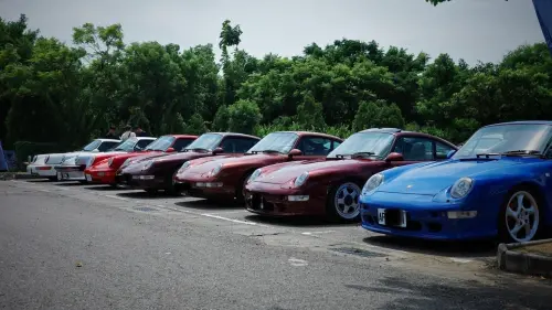 ▲現場聚集Porsche 911各世代車種。（圖／911% Porsche Club Taiwan提供 ）