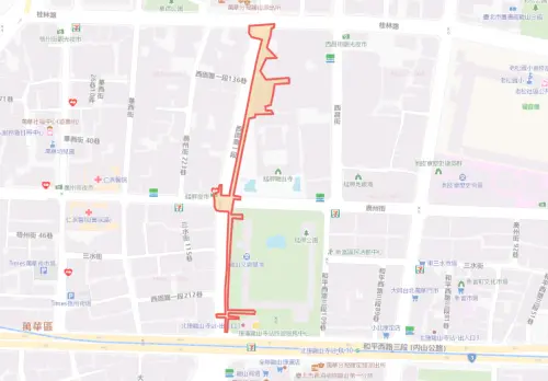▲台北市9月16日停水範圍。（圖／自來水公司water.gov.tw）