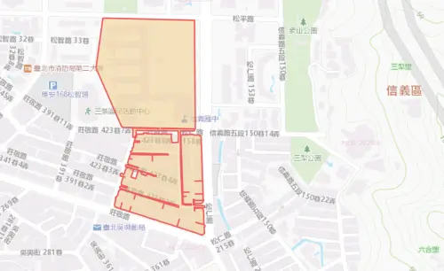 ▲台北市9月16日停水範圍。（圖／自來水公司water.gov.tw）