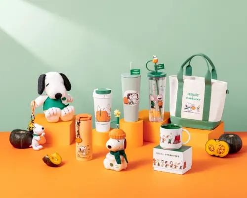 ▲星巴克萬聖節南瓜Peanuts + Starbucks限定聯名系列。（圖／星巴克starbucks.com.tw）