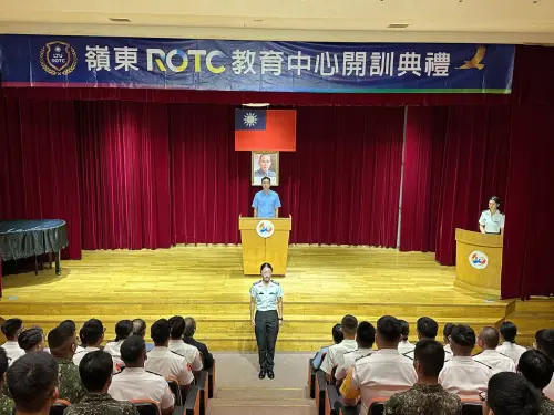 ▲嶺東科技大學ROTC教育中心12日舉行115學年度開訓典禮，共有76名學生投入新學期訓練。（圖／嶺東科大提供）