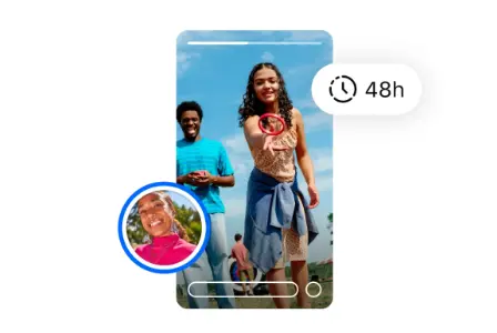 ▲Facebook Plus月費69元，可延長限時動態的顯示時間為48小時。（圖／Meta）