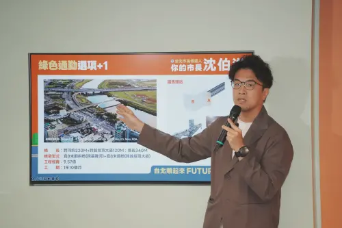 ▲沈伯洋今舉行交通政策發表會。（圖／沈伯洋辦公室提供）
