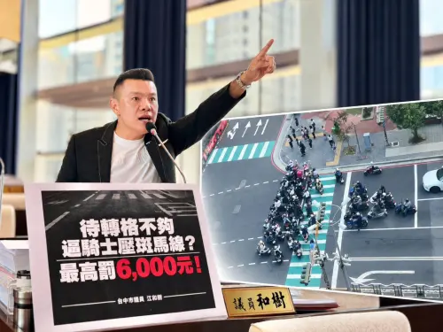 機車待轉變成闖關遊戲！空間不足壓斑馬線　他問：警察敢不開罰嗎