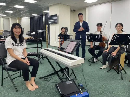 西洋四重奏在廟埕前　黃文志邀鄉親來「好徛起音樂會」