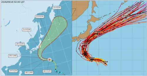 杜鵑颱風還在增強！吳德榮：路徑迴轉逼近日本　中秋連假前好天氣