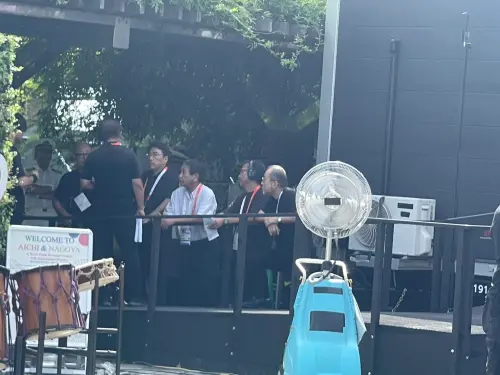 ▲各國代表也持續跟日本亞運主辦方釐清狀況，不解為何亞奧會會阻擋台灣運動部部長進入入村儀式。（圖／記者林子翔攝）