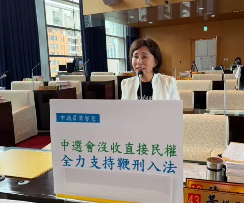 藍倡鞭刑公投遭封殺　黃馨慧怒：亂世用重典
