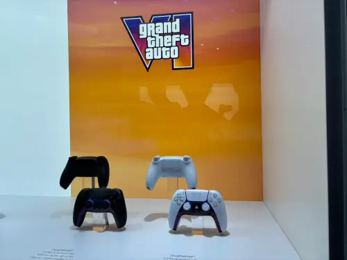 ▲在PlayStation也展示《GTA 6》限定版手把。（圖／記者張志浩攝）