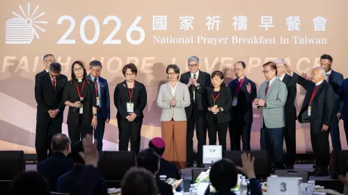 ▲蕭美琴出席「2026國家祈禱早餐會」。（圖／總統府提供）