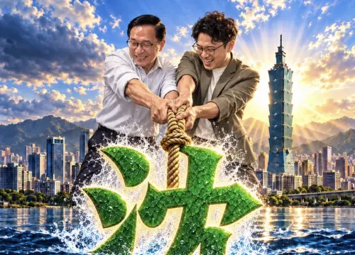 「把台北的沉變沈！」陳水扁創意助攻沈伯洋　連顏色也藏巧思