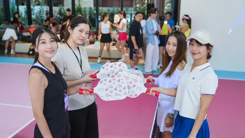 ▲匹克球結合健康餐飲與康普茶，打造全新Wellness體驗。(圖 / 業者提供)