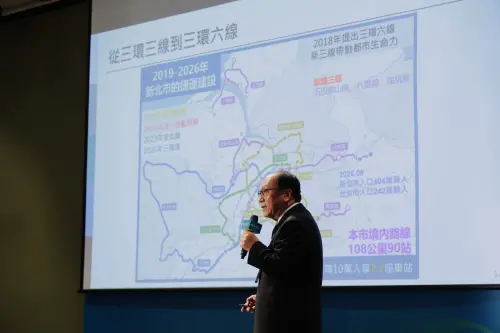 ▲捷運局長李政安分享核心理念 (圖 / 新北市政府捷運工程局提供)