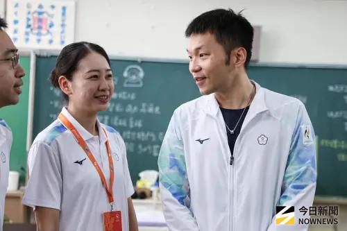 ▲運動部長李洋4月親赴名古屋場勘，從選手角度檢查動線、空調、燈光與設備需求，提前部署亞運後勤。（圖／記者朱永強攝影）