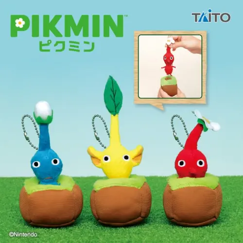 皮克敏無限拔拔玩偶版！夾娃娃機登場　超萌紅黃藍3皮、玩法療癒