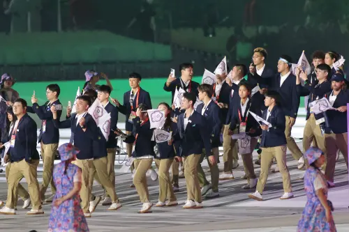 名古屋亞運開幕式全紀錄！中華隊排序字母是T　全場掀起爆量掌聲