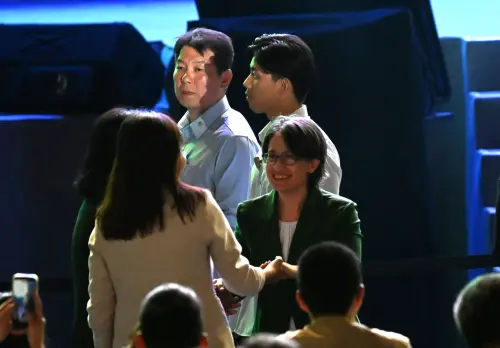 ▲蕭美琴出席創黨音樂會。（圖／記者林調遜攝，2026.09.19 ）