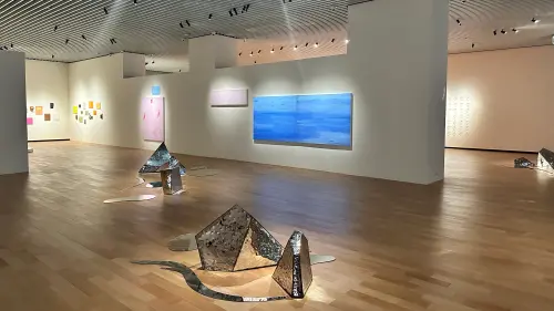 ▲「光彩共舞─賴純純」展出賴純純1970年代至今重要創作。（圖／高雄創價美術館提供）
