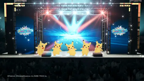 ▲「Pokexciting！皮卡丘」將進行夜間特別舞台秀，搭配音樂、燈光，讓玩家們共度開心的夜晚。（圖／翻攝自寶可夢30週年官網）