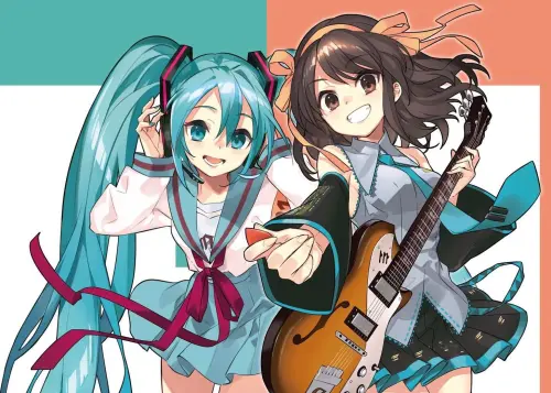 《涼宮春日》夢幻聯動初音未來！互換制服　2000年代宅文化復活了
