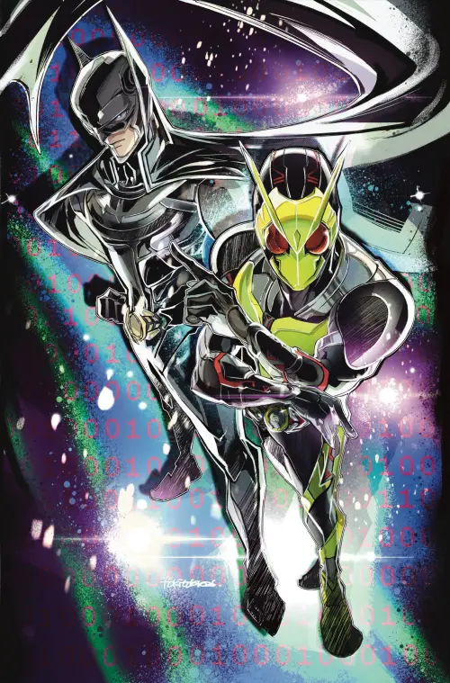 ▲《蝙蝠俠》與《假面騎士ZERO-ONE》合作視覺公開，原創漫畫也確定由DC Comics製作。（圖／翻攝自DC日本官方）