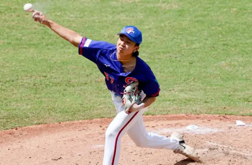 ▲2026愛知名古屋亞運棒球台韓大戰今（21）日開打，20歲合庫右投林佾葳扛起先發重任，中華隊教練團著眼於其大賽抗壓性與先發調度考量。（圖／記者朱永強攝）