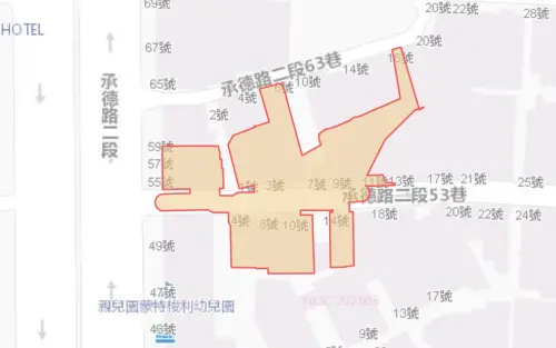 ▲台北市9月22日停水範圍。（圖／自來水公司water.gov.tw）