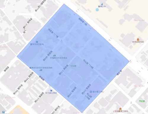 ▲台東縣9月22日停水範圍。（圖／自來水公司water.gov.tw）