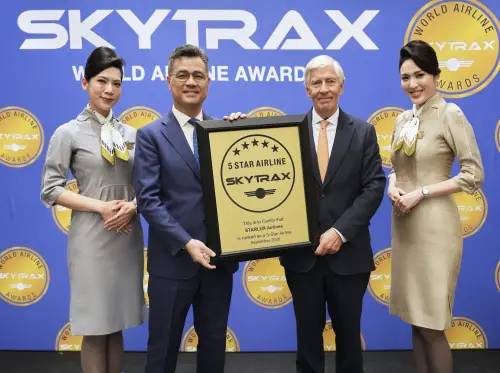 星宇航空蟬聯SKYTRAX五星航空　勇奪全球最整潔航空第一名